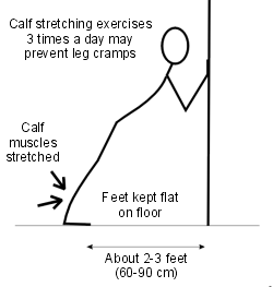 Diagram of a Stretching Exercise