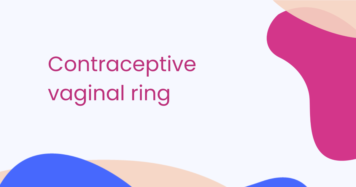 Contraceptive vaginal ring