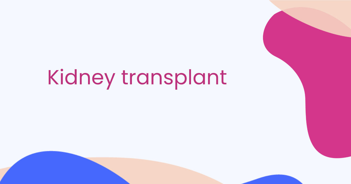 Kidney transplant
