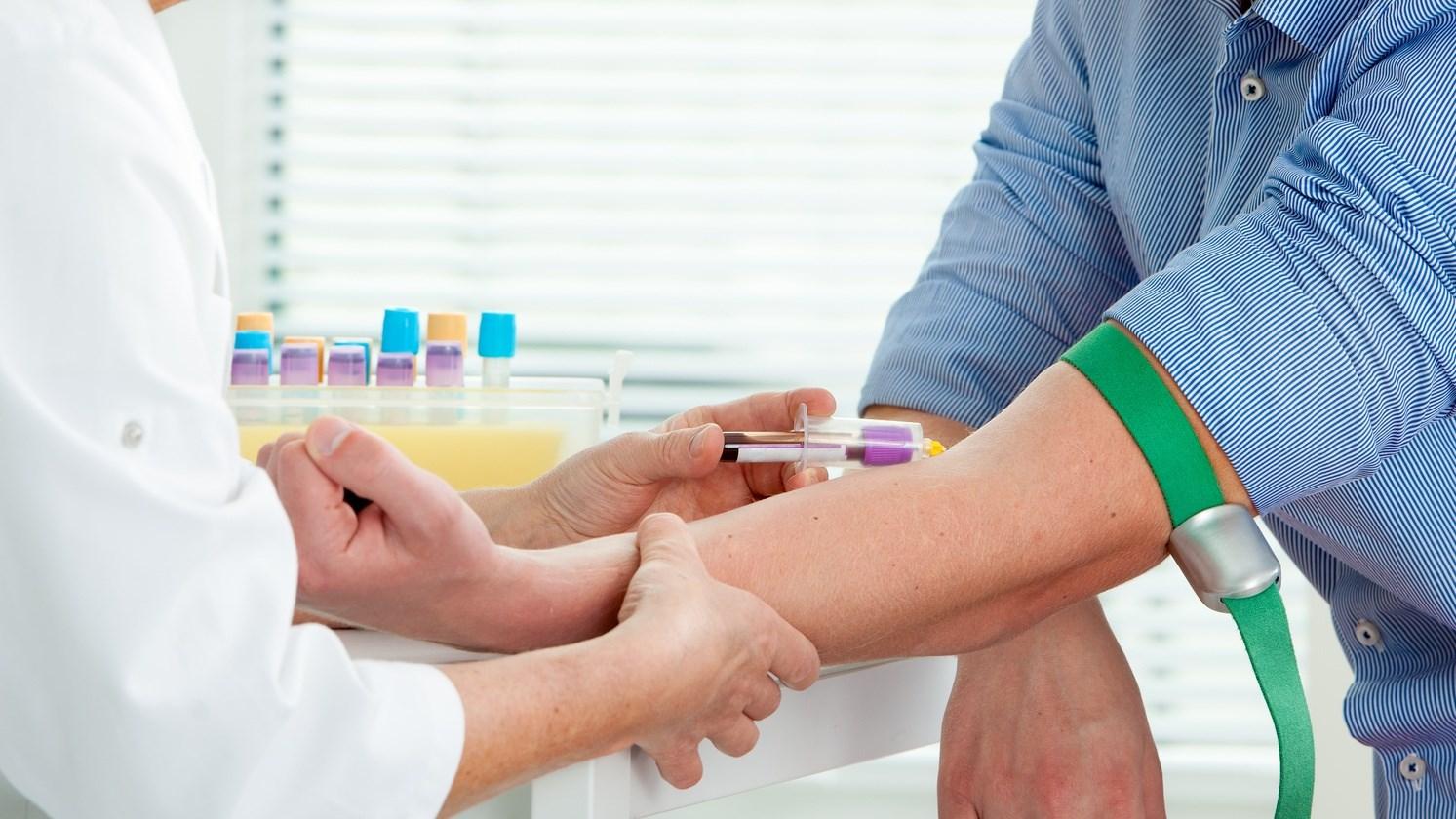 Male blood test