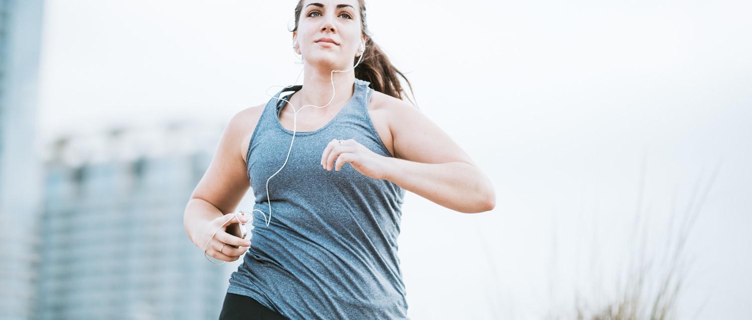 Woman running