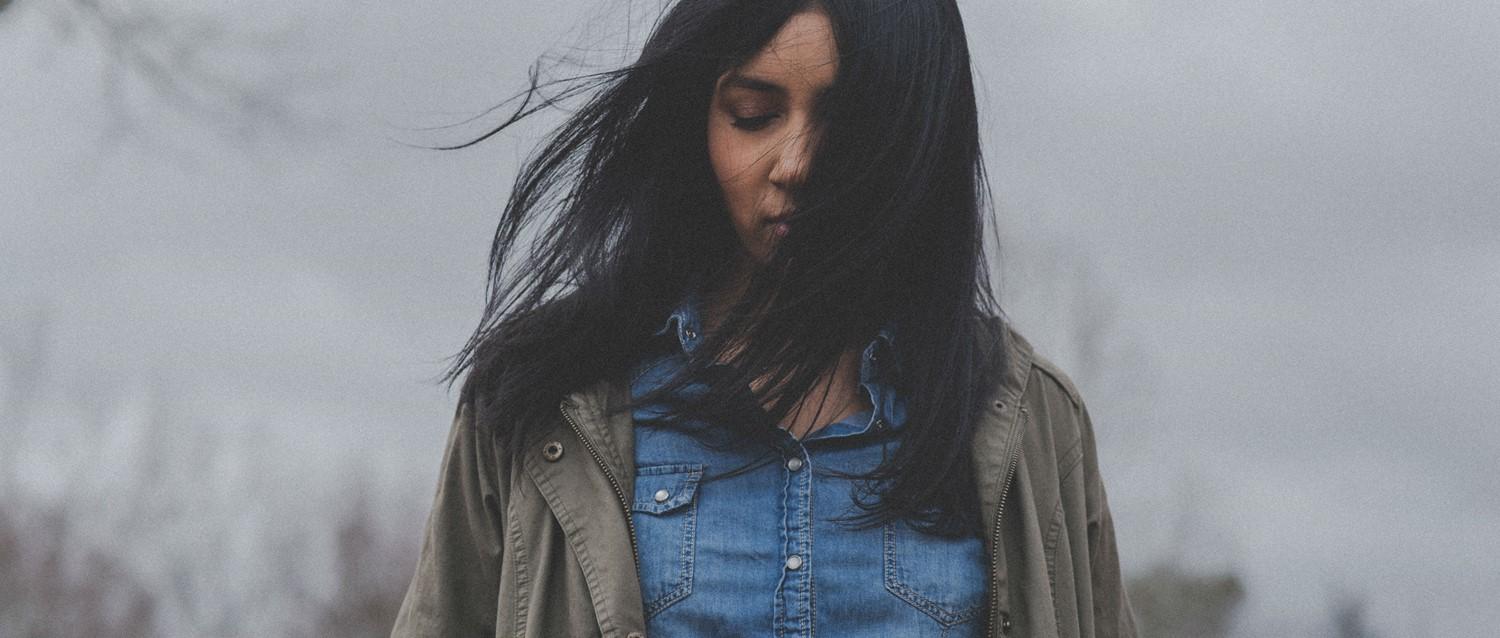 depressed woman