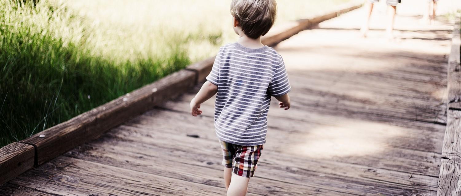 boy child playing in summer