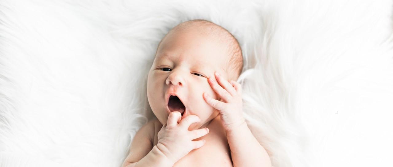 Baby Yawning