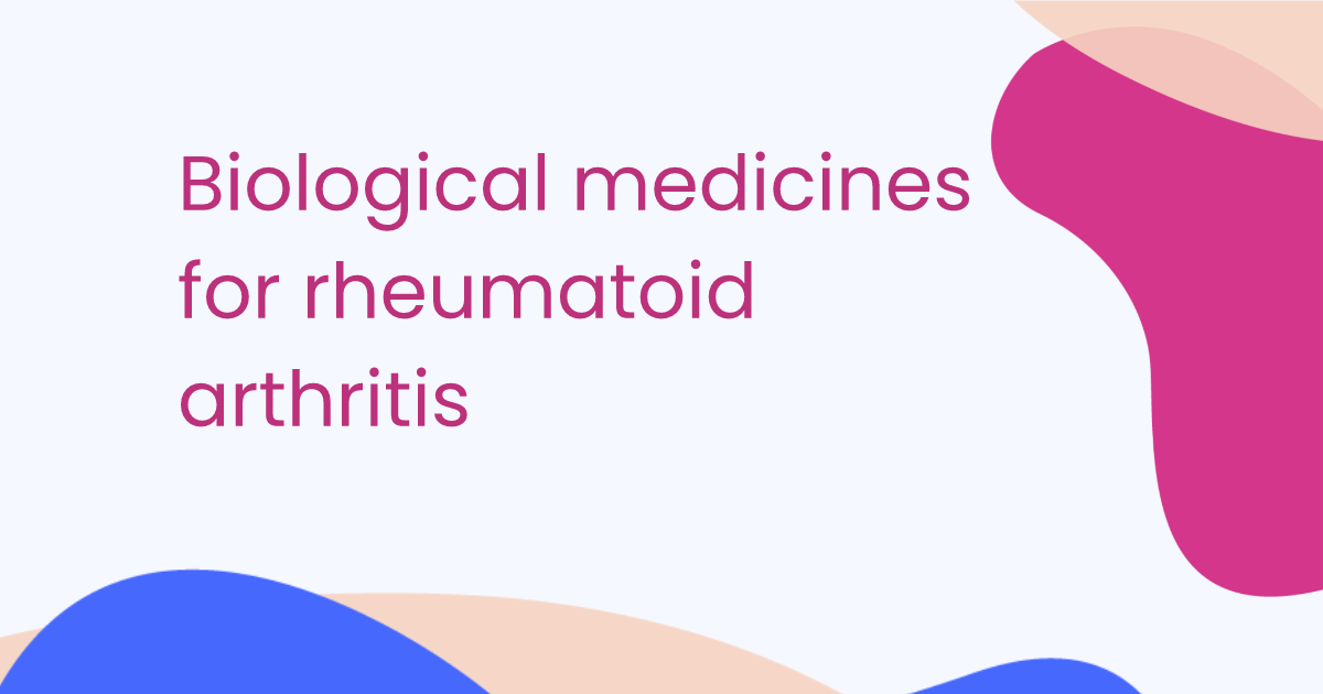 Biological medicines for rheumatoid arthritis