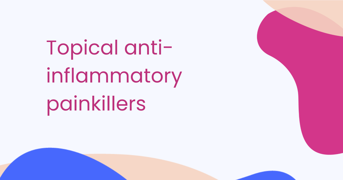 Topical anti-inflammatory painkillers